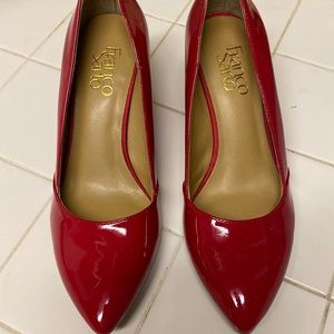 Franco Sarto wedge patent leather; style Frankie; size 7; new never worn; no box